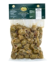 Olives de table vertes assaisonnées de Sicile variété Gioconda Image de couverture du produit