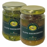 Pâté d'olives vertes et noires (mélange pour bruschetta) en pot de verre
